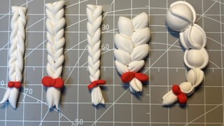 Clay tutorial | 5 super practical braid methods, code and pinch slowly~