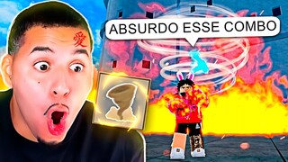 esse COMBO de SAND vai te IMPRESSIONAR no Blox fruits 🔥 (o que mais da dano)