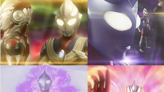 [1080P][60FPS] Kumpulan transformasi dan gerakan kuat Ultraman yang menggunakan kekuatan Tiga