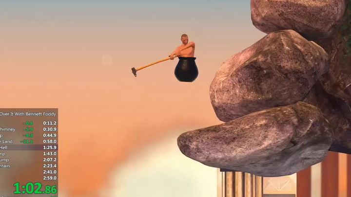 โครตโหด จบเกมสุดหัวร้อน Getting Over It ด้วยเวลาเพียง 247 นาที