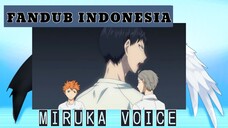 [ FANDUB INDO ] Haikyuu!! Sugawara & Hinata latihan bersama