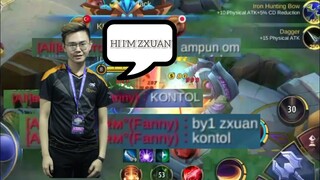 PRANK BECOMING ZXUAN!ENEMY AUTO TOXIC! | MOBILE LEGENDS