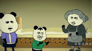 B哥被K婆婆要求吊在一颗树上，八尺鬼影把B哥给吃掉了！B哥还有救吗？