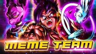 lol meme team go brr | Dragon Ball Legends