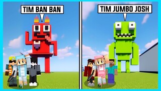 Nilai Guys..!! Kalian Pilih Patung Jumbo Josh Atau Ban Ban Di Minecraft ft @Shasyaalala