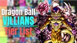 RANKING ALL Dragon Ball VILLAINS ! | Tier List Discussion