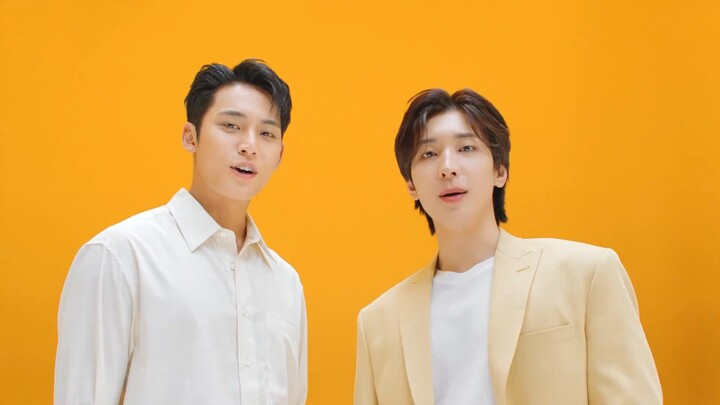 241019 SEVENTEEN's Jeongwon and Kim Min-gyu, Brand Ambassadors for Allo Bank, at the zero-point even