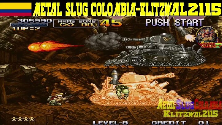 Metal Slug 1(Level 8) Boss Misión 4 Shoe-Karn Handgun Mode Player: Klitzwal2115(Metal Slug Colombia)