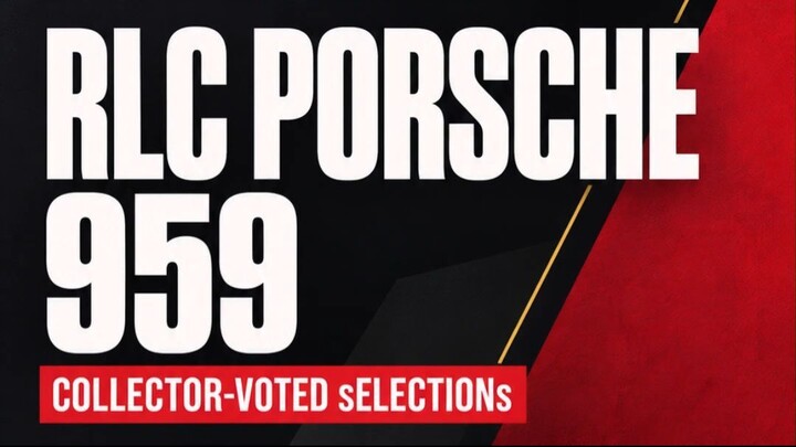 玩家投票选出的 RLC Porsche 959 来了｜紫色 sELECTIONs 开启预售