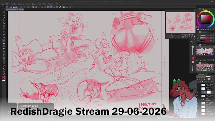 Redishdragie stream 29-06-2026 X4 C