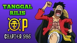 Tanggal Rilis One Piece Chapter 986 dan Pembahasan