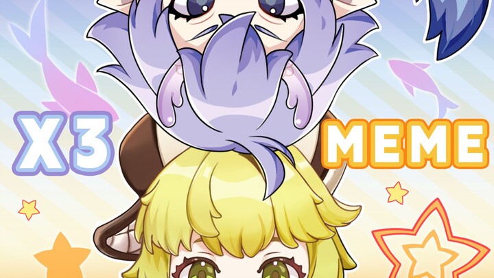 【Star Dome Railway/MEME】Hook and Bai Lu's X3! ❤