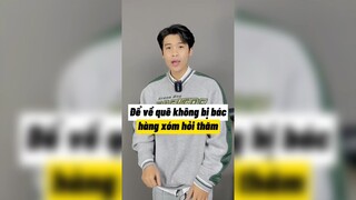 Set đồ để về quê không bị hàng xóm hỏi thăm