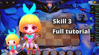 NEW COMMANDER ANGELA SKILL 3 TUTORIAL | MLBB MAGIC CHESS NEW COMMANDER ANGELA 3RD SKILL EXPLAINED