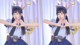【鱼子酱】《Summertime》兔子警官套装 直播跳舞录屏