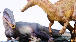 Bos di balik layar di "Jurassic Park"? [Ben Xinnan dimodifikasi] 1/35 Ulasan pasangan Baryonyx unbox
