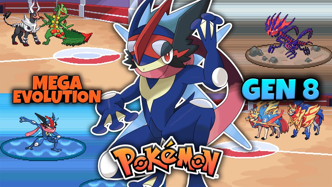 New Pokemon GBA Randomizer ROM HACK With Ash=Greninja, Mega