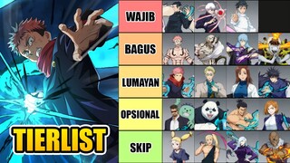 TIERLIST Karakter Terbaik Untuk di Build! Jangan Salah Pilih! | Jujutsu Sorcerer