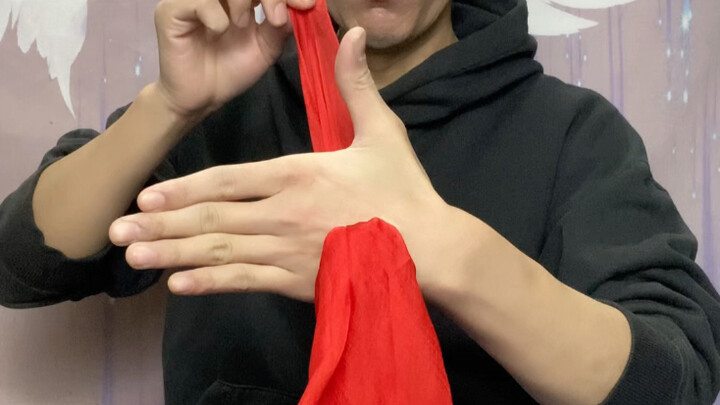 Hand-Pass Silk Scarf Magic Tutorial