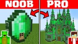 Minecraft NOOB vs PRO: BIGGEST EMERALD SECURITY BASE by Mikey Maizen and JJ (Maizen Parody)