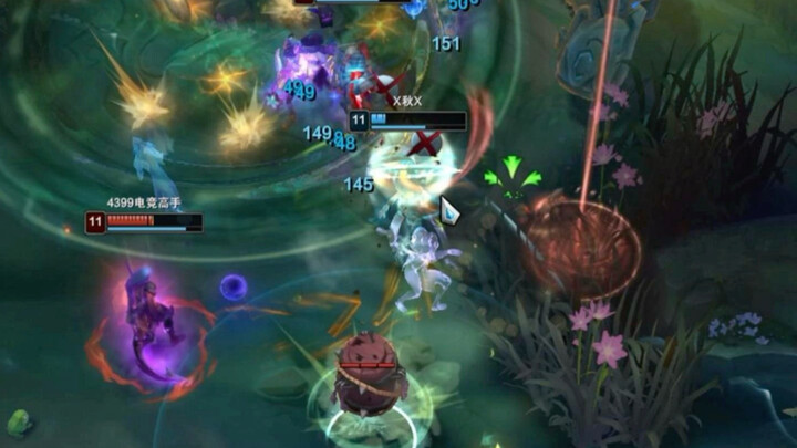 A mix of meat and vegetables, leaving the opponent in ruins.