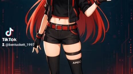 AMD RADEON VTUBER MASCOT (Concept)