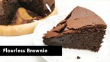 [SUB] Flourless Brownie Recipe บราวนี่ไร้แป้งสูตรหวานน้อย | AnnMade
