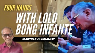 FOUR HANDS PIANO | Martin Avila with Lolo Bong Infante | Brazil/Cuando Cuando |