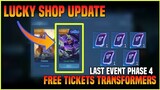 Lucky Shop Update December 2021 | Free Transformers Ticket Phase 4 Event Last Day | MLBB