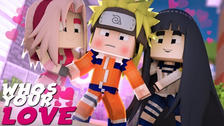 SAKURA E HINATA QUEREM BEIJAR O NARUTO   MINECRAFT