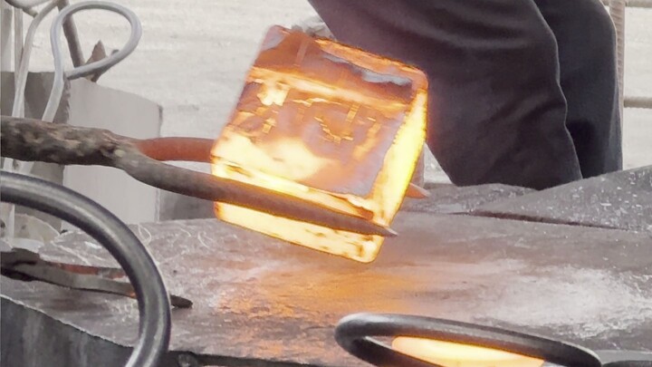 Inside the forging factory Sparks Fly As The Forging Begins