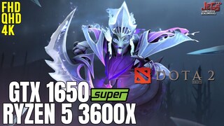 Dota 2 | Ryzen 5 3600x + GTX 1650 Super | 1080p, 1440p, 4K benchmarks!