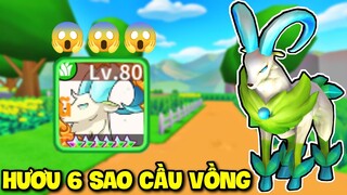 MEOWPEO NÂNG CẤP POKEMON HƯƠU 6 SAO CẦU VỒNG HỆ CỎ SIÊU MẠNH TRONG TRAINERS ARENA BLOCKMAN GO