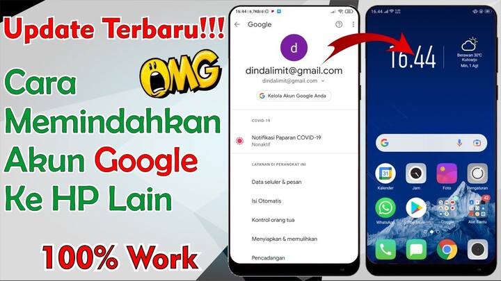 Cara Memindahkan Akun Google Ke HP Lain