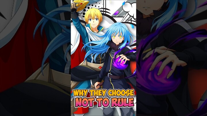 Why Rimuru or Masayuki Don’t Like to Rule? #thattimeigotreincarnatedasaslime #slime #rimuru #tensura