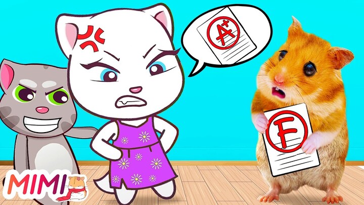 I'm Sorry Angela! Don't Mad At Hamster MiMi | Cartoon by HAMSTER WORLD MIMI