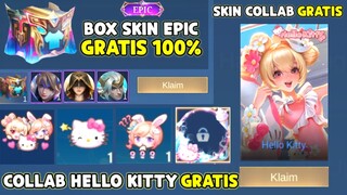 MONTON PANAS ! SKIN EPIC GRATIS & SKIN HELLO KITTY GRATIS CUMA LOGIN DOANG UDAH RILIS