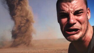 المشهد الشهير - الرجل الذي مر عبر الإعصار