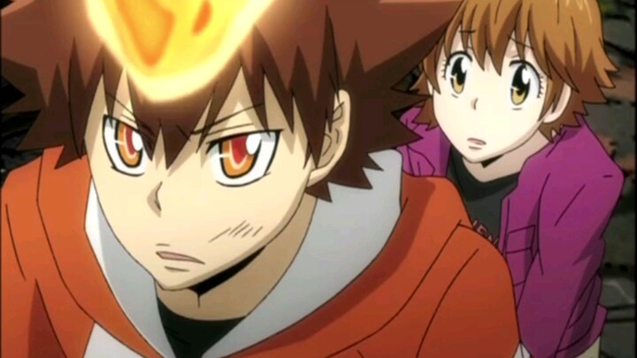 The tutor once again picked up the Vongola to protect his companions from danger.