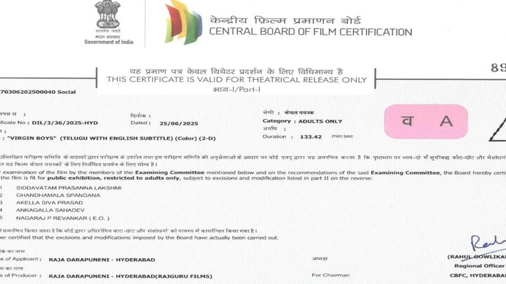 virgin boys new Hindi dube movie 2025