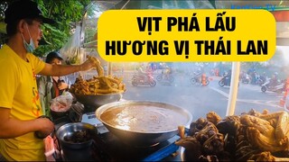 Ẩm thực đường phố | Vịt phá lấu hương vị Thái Lan | KenKien TV