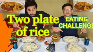 Two plate of rice eating challenge|| chak pukham ani chaba hanba tanaba  Manipur
