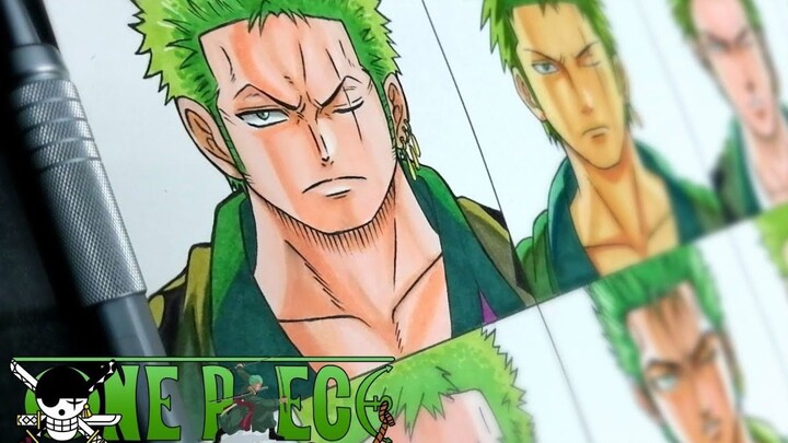 What kind of Zoro would you draw using 12 anime styles?