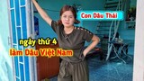 Bé Nan Thức Sớm Chuẩn Bị Đồ Ăn Sáng Cho Gia Đình Chồng Việt | Ngày Thứ 4 Làm Dâu Việt