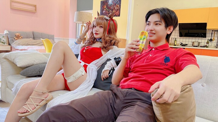 The masterpiece of the year "Jie Ge Don't" Jie Ge Don't [Arknights] Angelina cosplay whole life