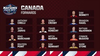 Canada roster unveiled for 4 Nations Face-Off 🇨🇦