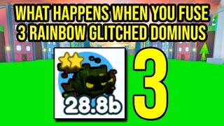 What Happens When You Fuse 3 Rainbow Glitched Dominus in Pet Simulator X