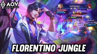 AOV : FLORENTINO GAMEPLAY | IN JUNGLE - ARENA OF VALOR LIÊNQUÂNMOBILE ROV COT