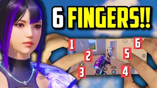 HOW A 6 FINGER PLAYER PLAYS PUBG MOBILE!!