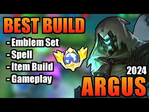 ARGUS BEST BUILD 2024 | TOP 1 GLOBAL ARGUS BUILD | ARGUS - MOBILE LEGENDS | MLBB